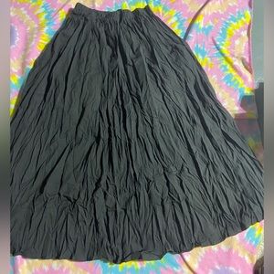 shein dazy gothic flare skirt
